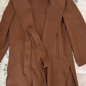 Zara Elegant Brown Women's Coat